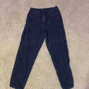 Dark blue corduroy pants from Zara